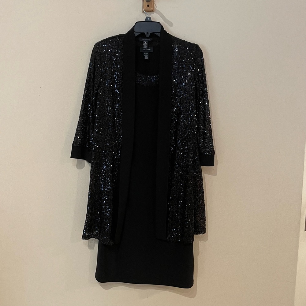 R&M Richard’s Black Sequin Dress